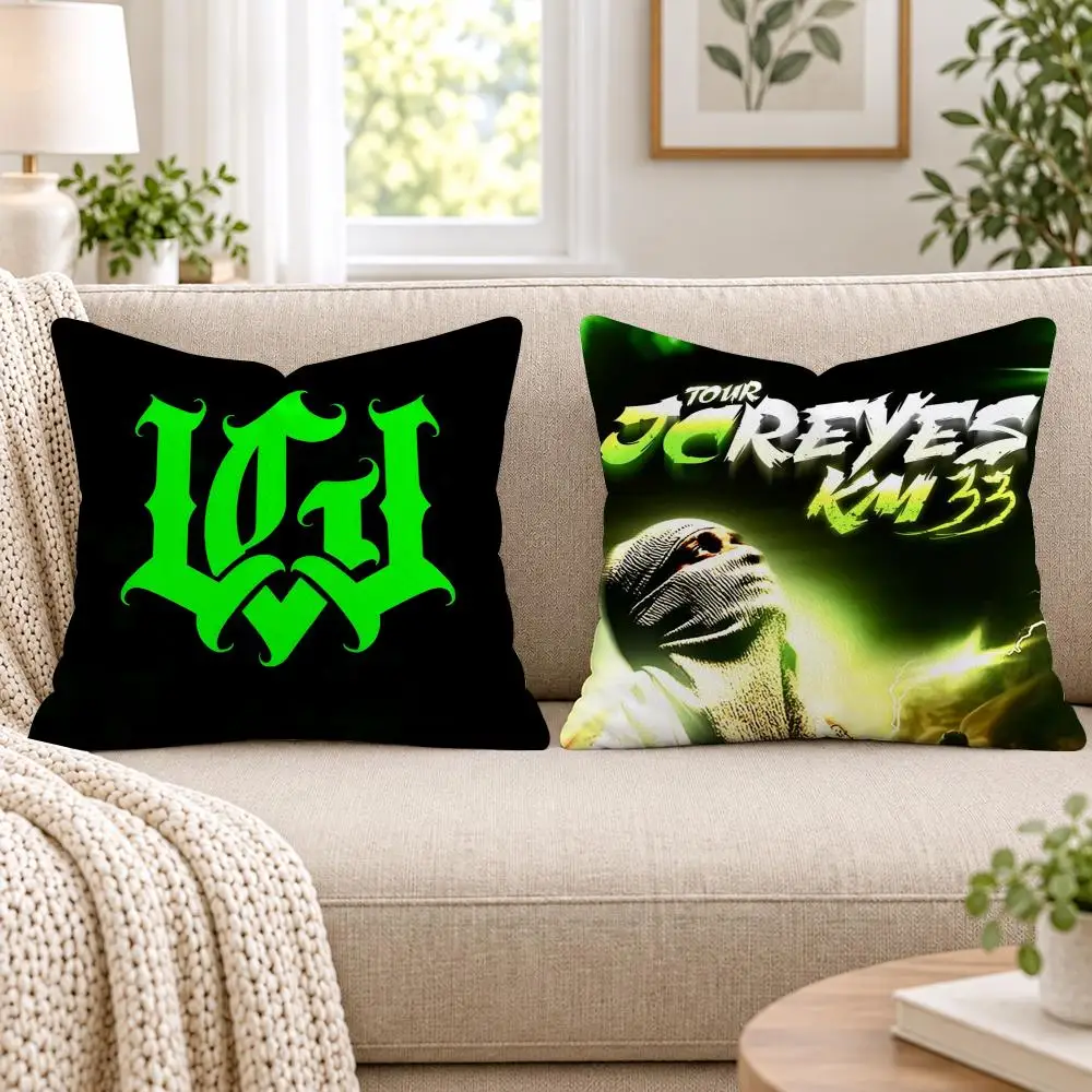 Rapper J-Jc Reyes Cushion Cover Short Plush Double-Sided Printing Sofa Bedroom Pillow Case Aesthetic Home Decor