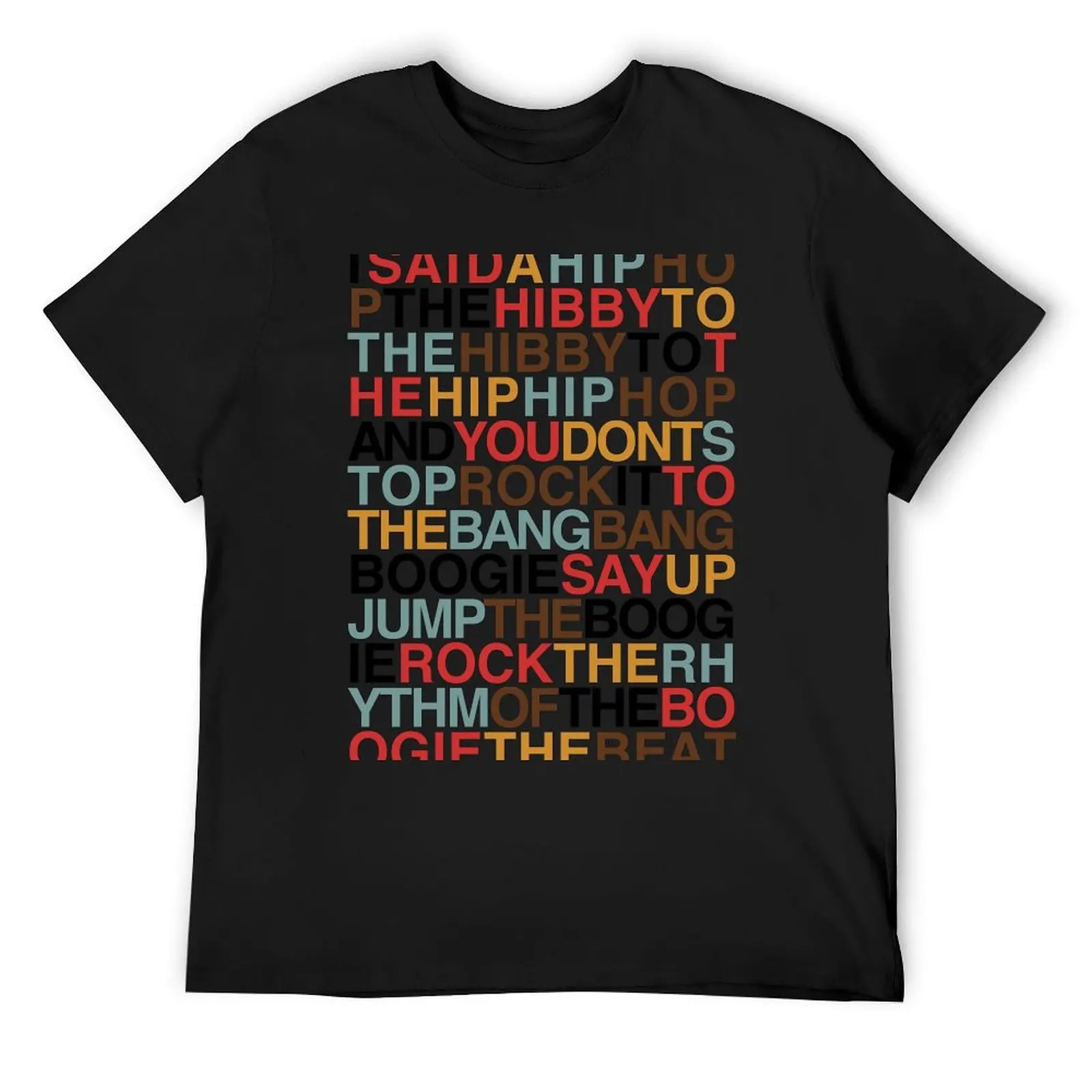 Rapper's Delight - Sugarhill Gang T-Shirt baggy shirts anime Men's clothing