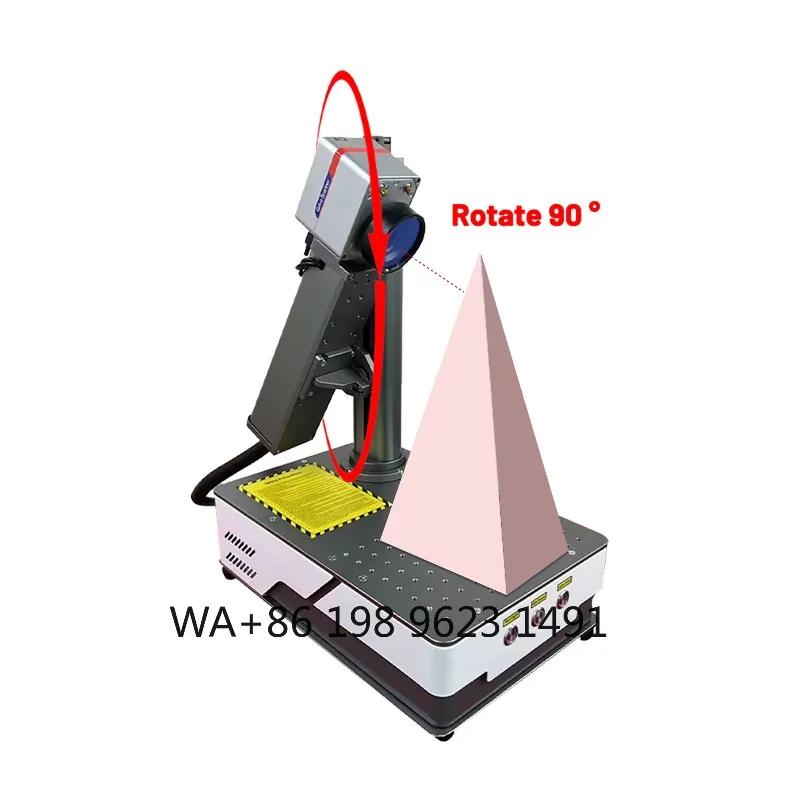 

30W Desktop Mini Fiber Marking Machine Metal Nameplate Engraving Coding For Stainless Steel Precision Engraver