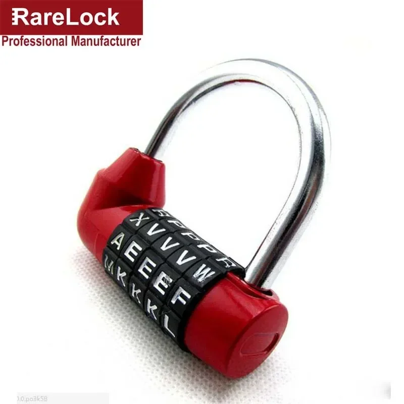 5 Letters Code Combination Password Lock Door Box Gym Locks Suitcase Luggage Bicycle Padlock Rarelock ZS55 G