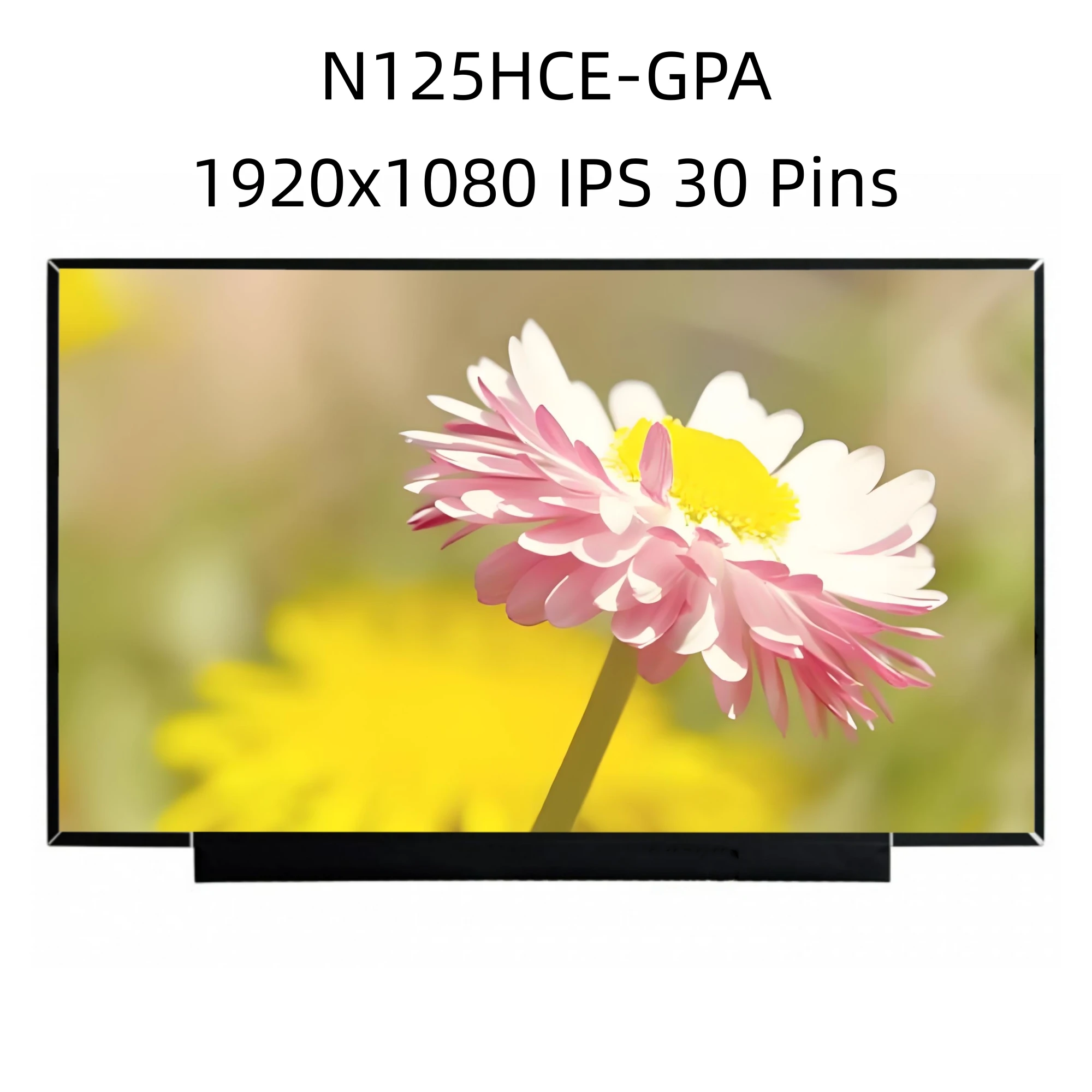 N125HCE-GPA 12.5'' Laptop LED Display Screen Panel IPS 1080p FHD 30pin NON-TOUCH 60Hz