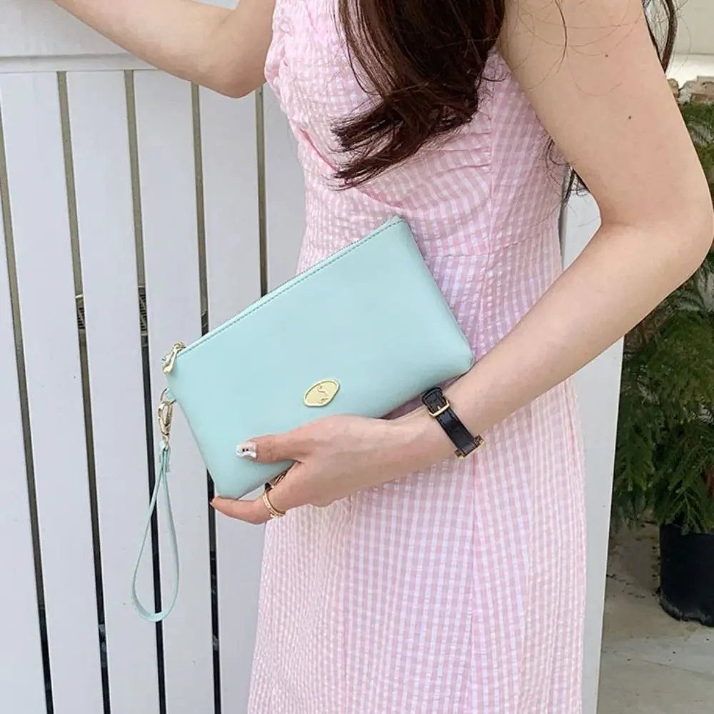 

Elegant Luxury Women Clutch Bag Large Capacity Mobile Phone Pouch PU Long Wallet Square Coin Purse Evening Banquet Bag Party