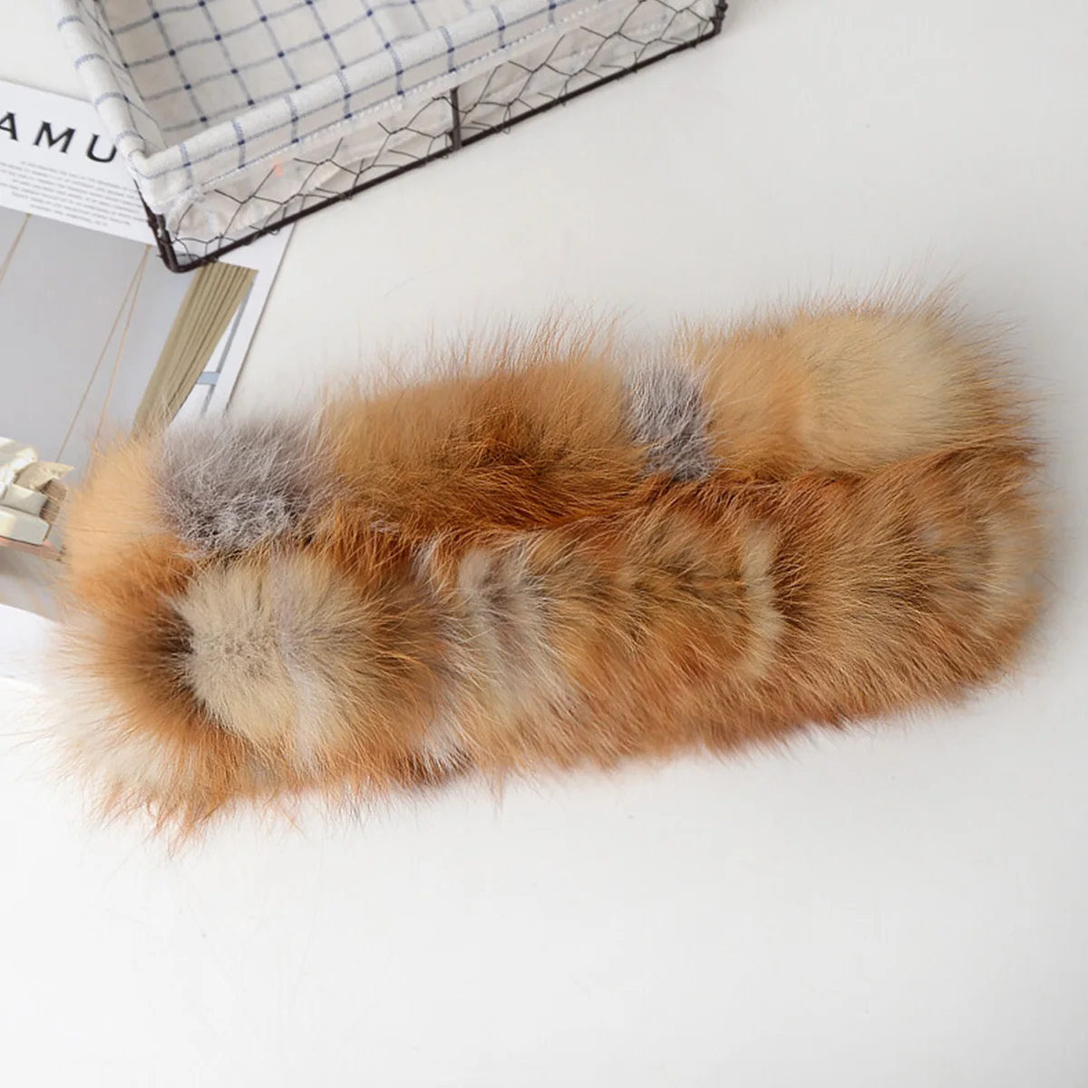 Natural Fox Fur Winter Accessories Warm Beanie Cap Headwear Outdoor Hot Seller Russian Real Fox Fur For Women