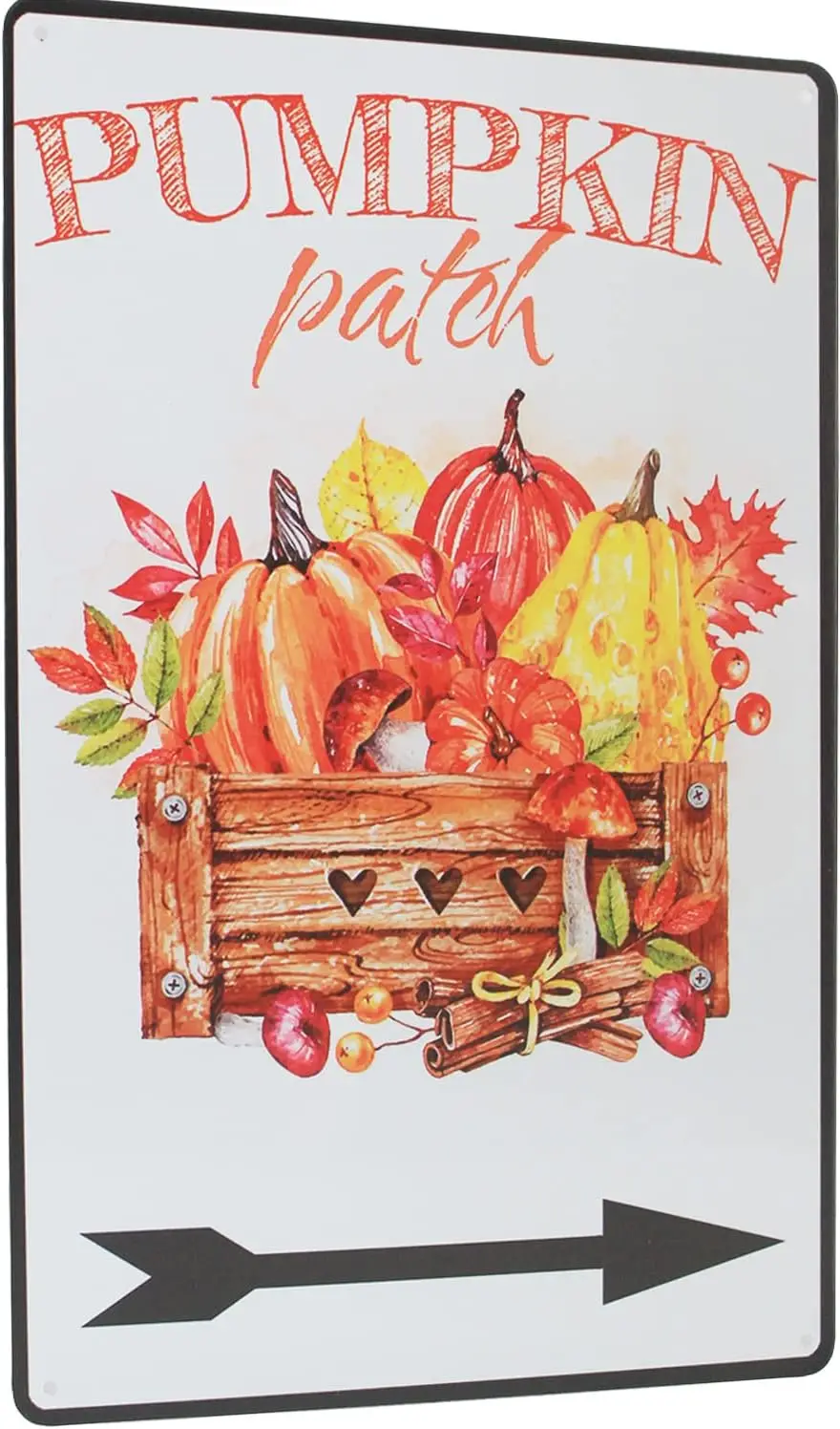 Fall Harvest Vintage Metal Tin Signs Pumpkins Patch Outdoor Decor Pumpkin Lover Gift es