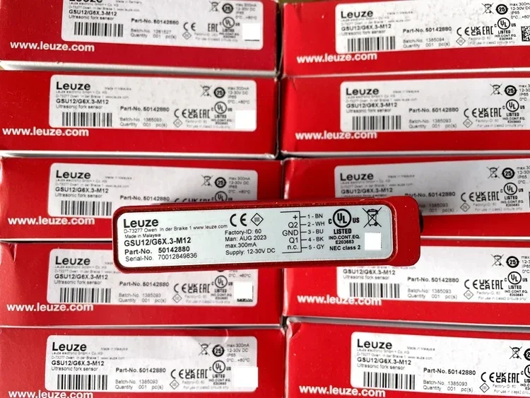 2025.4 Laoyice LEUZE Slot Type Transparent Label Detection GSU12/G6X.3-M12 GSU12/6GX.3-M12