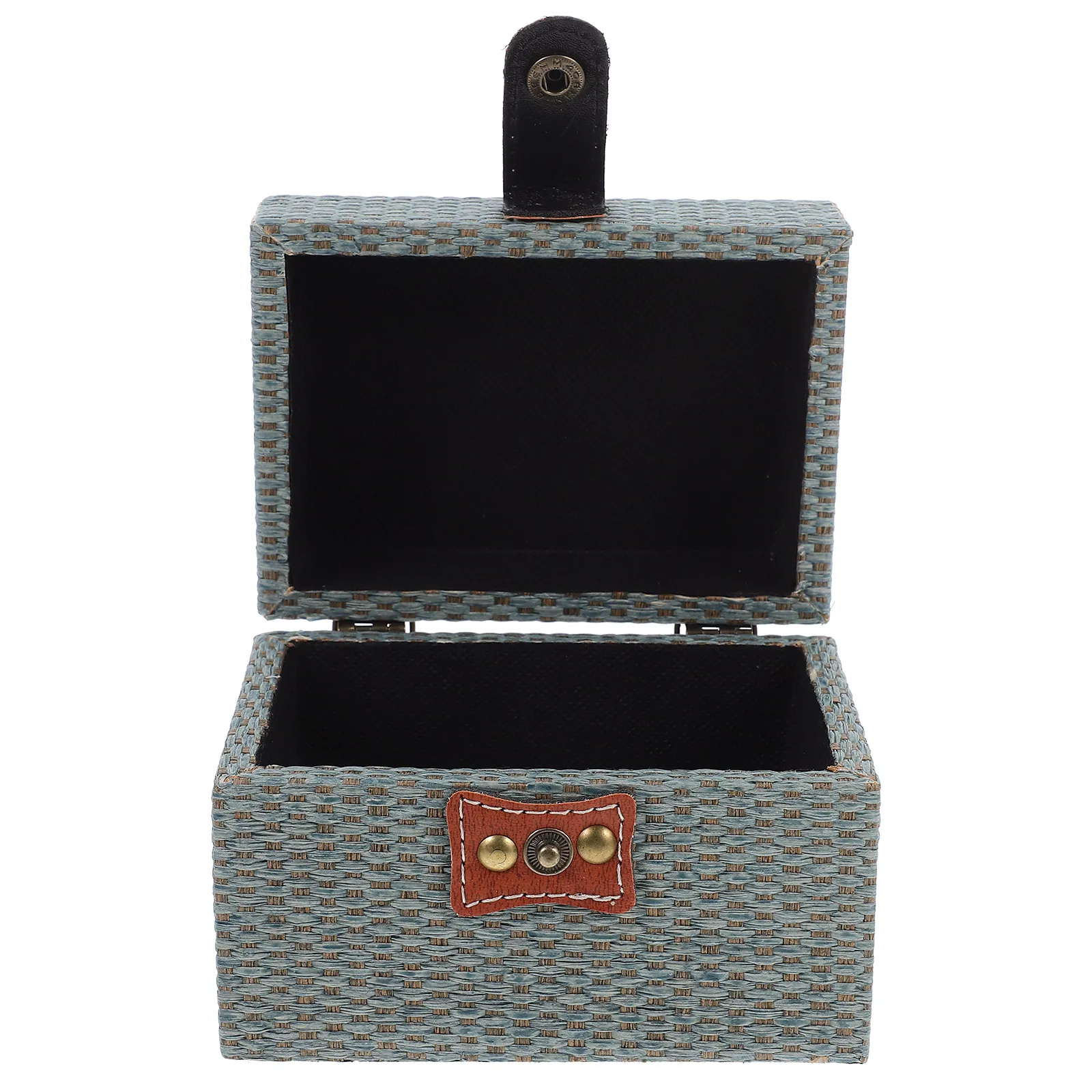 

Wooden Jewelry Storage Box Trinket Case Organizer For Earrings Rings Necklaces Decorative Desktop Travel Size Small Lightweight