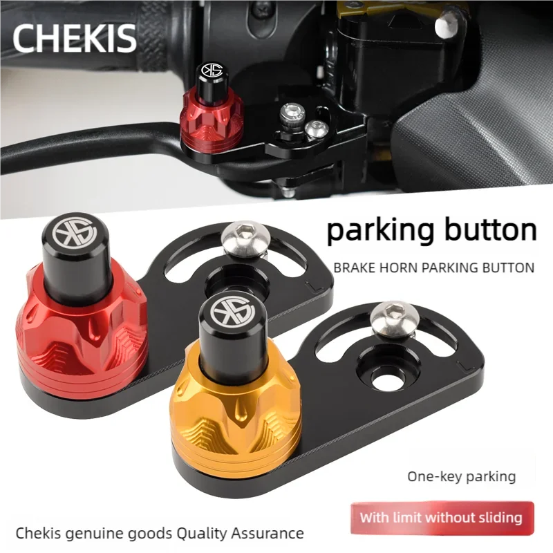 CHEKIS Genuine restoration Accessories Motorcycle Brake Horn Parking Button Parking Lock Button Slope Brake Switch Aid With Limit Screw Not Moving