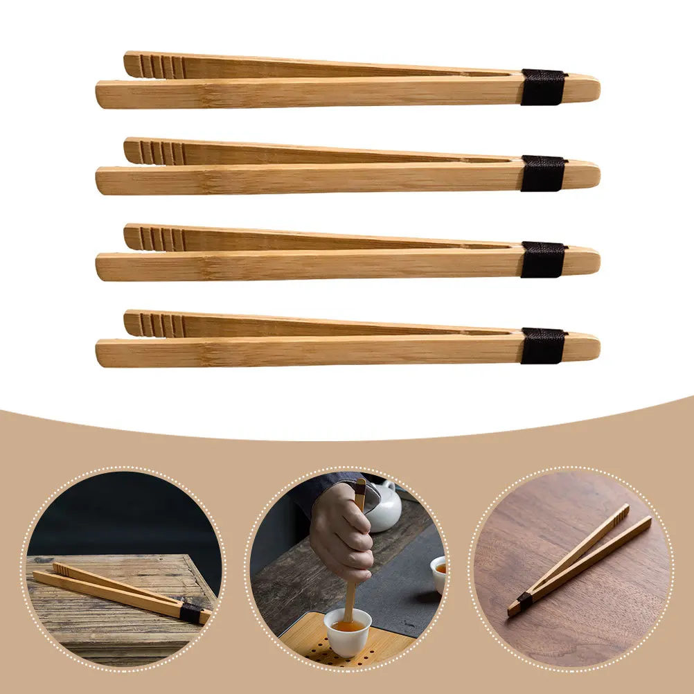 Set di 4 Pinzette in Legno per Bambini, Gioco Educativo per lo Sviluppo delle Abilità Motorie Precoce, Coordinazione e Abilità Motorie Fini