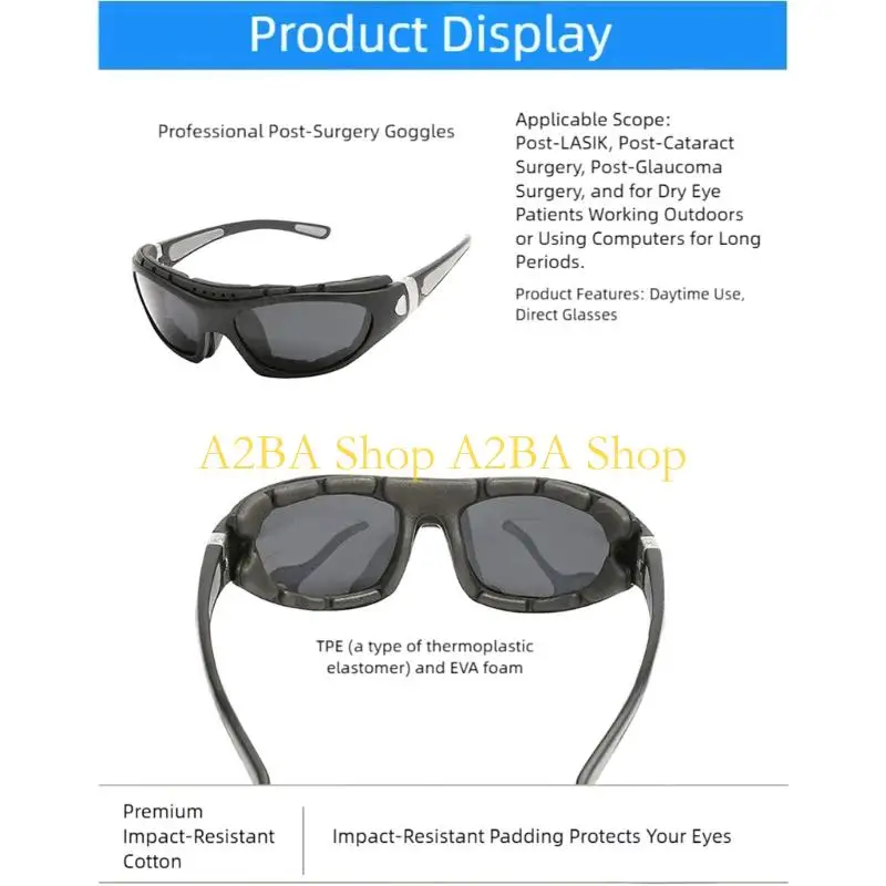 

A2BA Protective Eyewears Eye From Harmful Rays And Bright Light UV400 Sunglasses For Outdoor Hiking Eye Protections