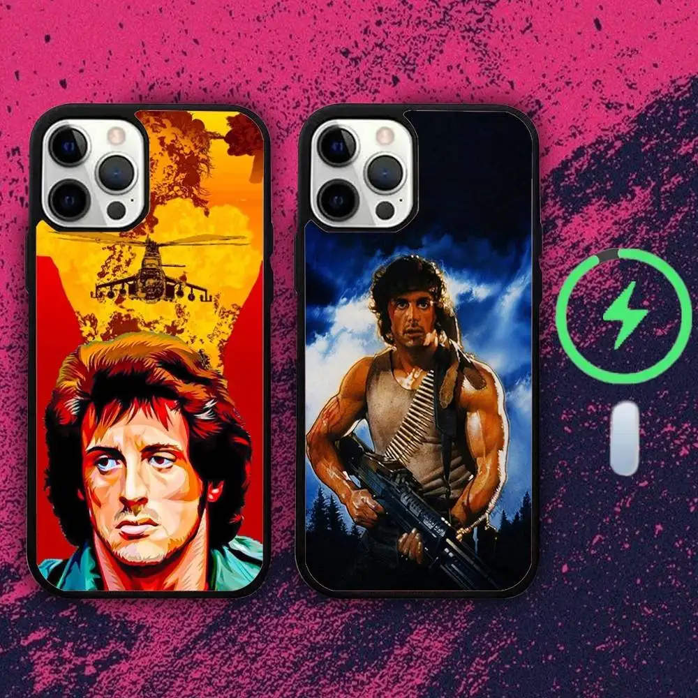 

F-First Bloods John Rambos Phone Case For iPhone 16e,16,15,14,13,12,11,Plus,Pro,Max,Mini Magsafe Magnetic Wireless Charging