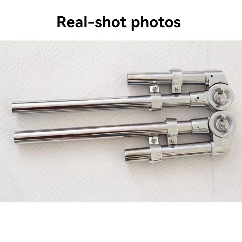 Drum Hardware Accessories, Tom Drum Mount Bracket, L-Shaped Pipe Arm Stand for Jazz Percussion Kit