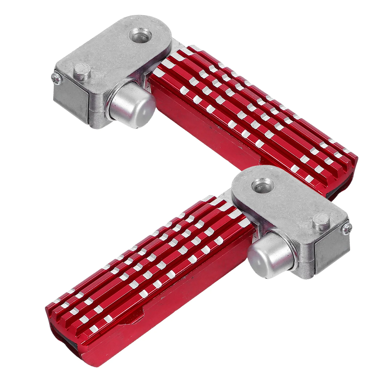 

2Pcs Motorcycle Footpeg Pedals High Strength Aluminum Alloy Quick Folding Sleek Design Comfortable Rest Motorcycle Foot Pegs