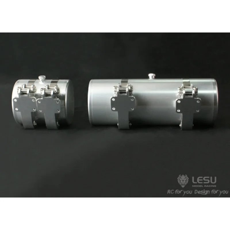 RC 1/14 Metall-Simulations-Rundkraftstofftank für Tamiya Hydraulikbagger, Lader, Muldenkipper, für VOLVO Anhänger-Kipper DIY-Teile – Detail 10