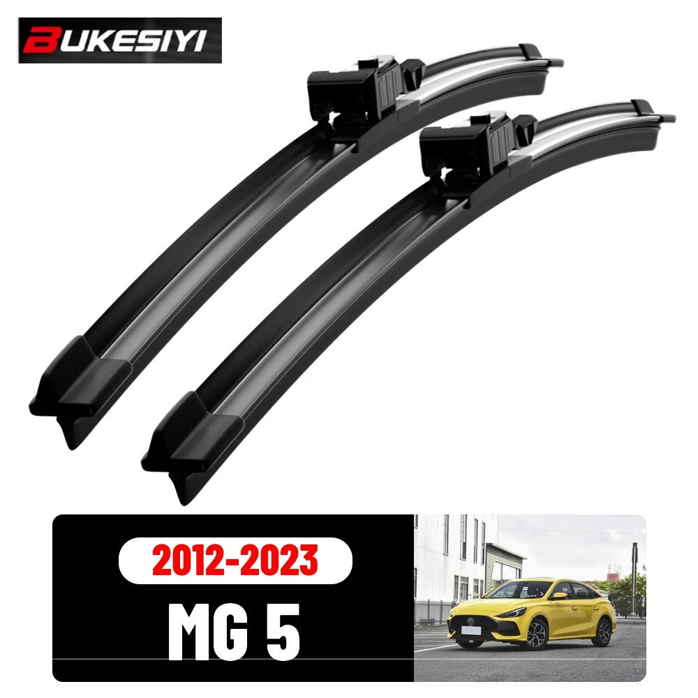 2PCS Front Wiper For MG5 2012-2023 Silent Durable High Quality Windshield Wiper Blades Accessories 2014 2015 2016 2018 2020 2022