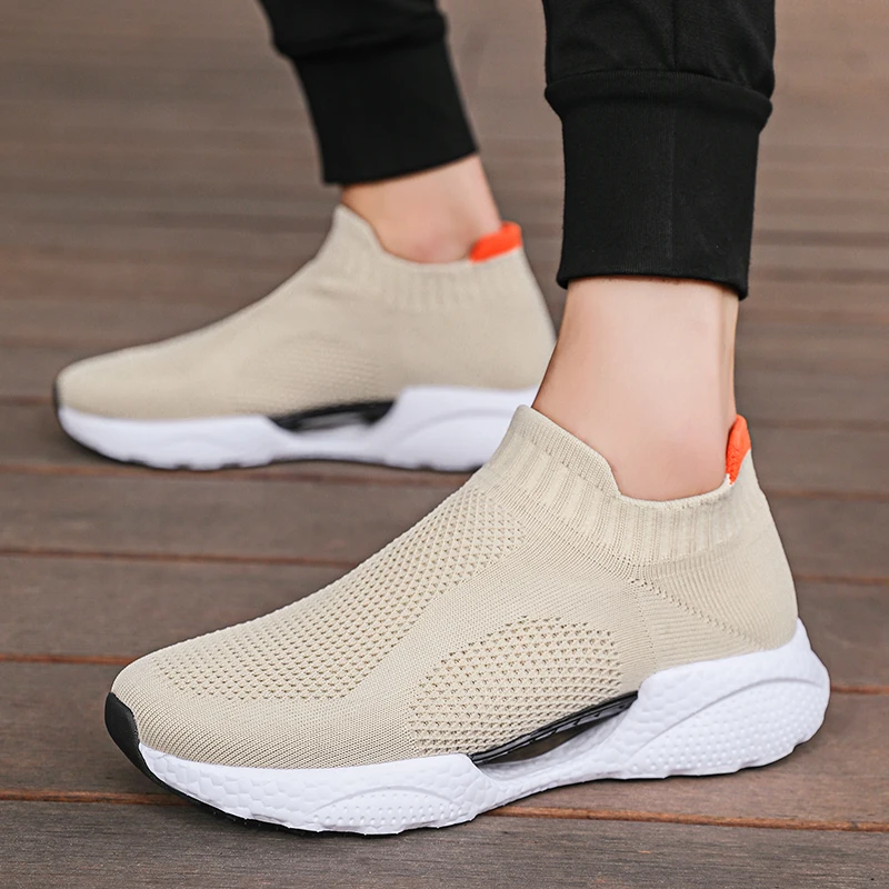 Women and Men Sneakers Shoes Breathable Men Socks Shoe Lightweight Comfortable Slip-On Women Gym Shoes Walking Zapatillas Hombre