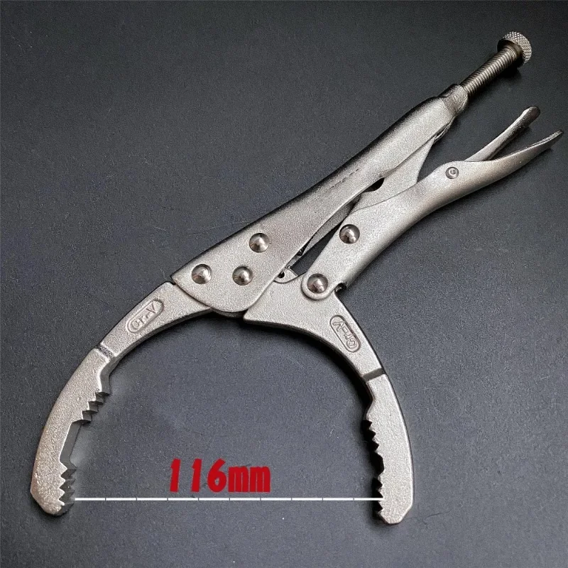 Large opening pump pliers Large pipe clamping pliers Round tube filter element loading and unloading pliers