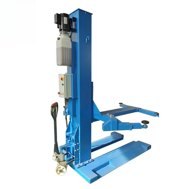 High Performance 2800kg Made in China One Arm Car Lifting Tools Mobile Single Column Car Lift