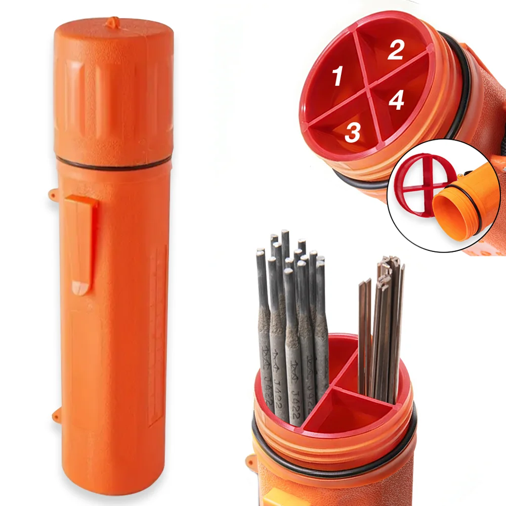 Welding Electrode Storage Tube, Welding Electrode Moisture-Proof Container, MMA Welding Electrode Clip, Welding Tool Accessories