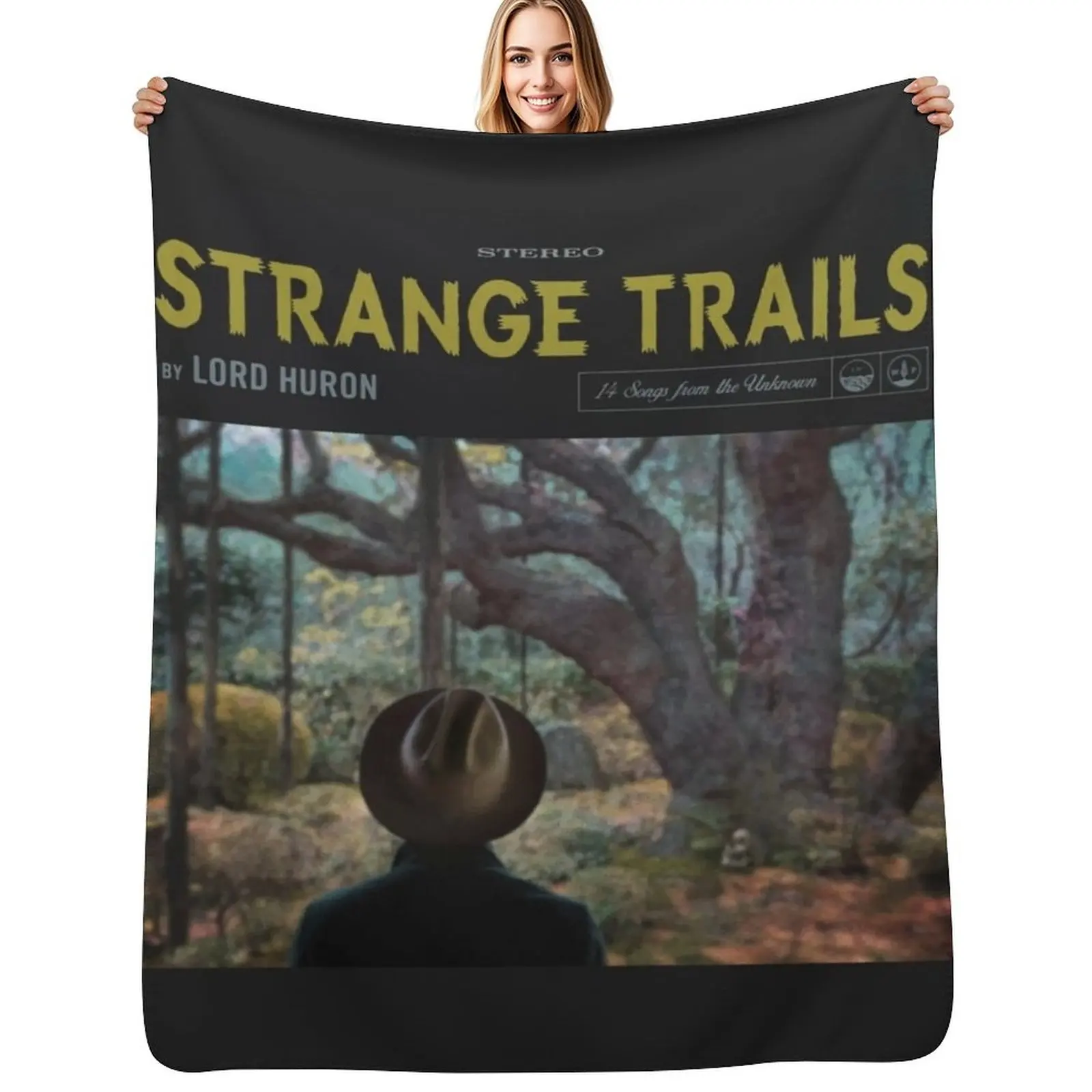 Strange Trails - Lord Huron Throw Blanket Large cosplay anime Decorative Throw warm winter Retros Bed linens Blankets