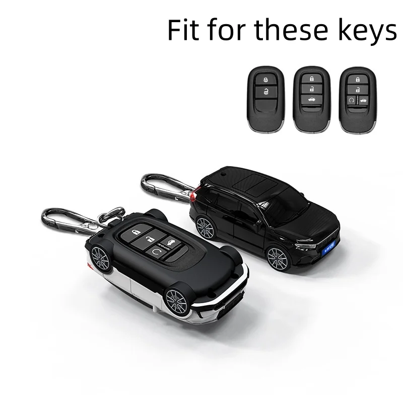 For 2023 Honda CR-V Key Cover Car Model Key Protective Case Creative Personalized Gift Car Key Pack Buckle Accessories Key Cover