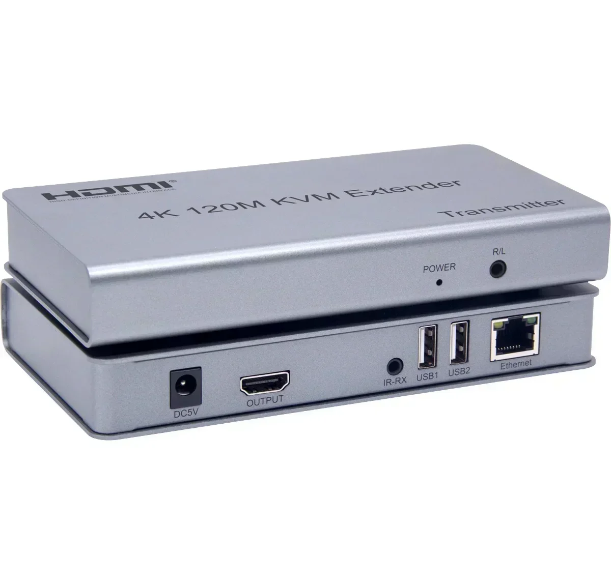 120m KVM Extender 4K HDMI Extender Over Cat6 Cable HDMI Network Cable Extender Audio Video Transmitter and Receiver Converter