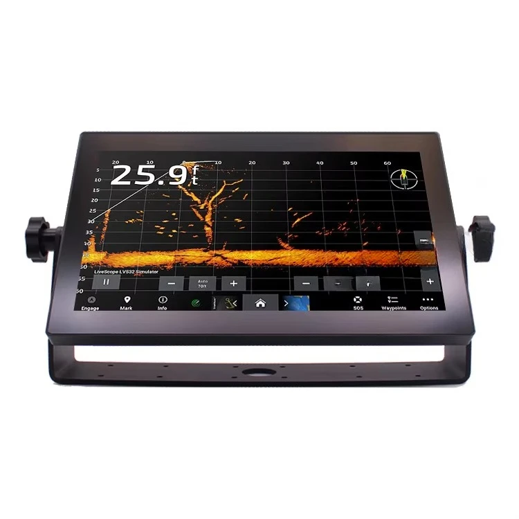 Marine IP67 waterproof high definition display outdoor high brightness touch screen display with anti-glare UV coating