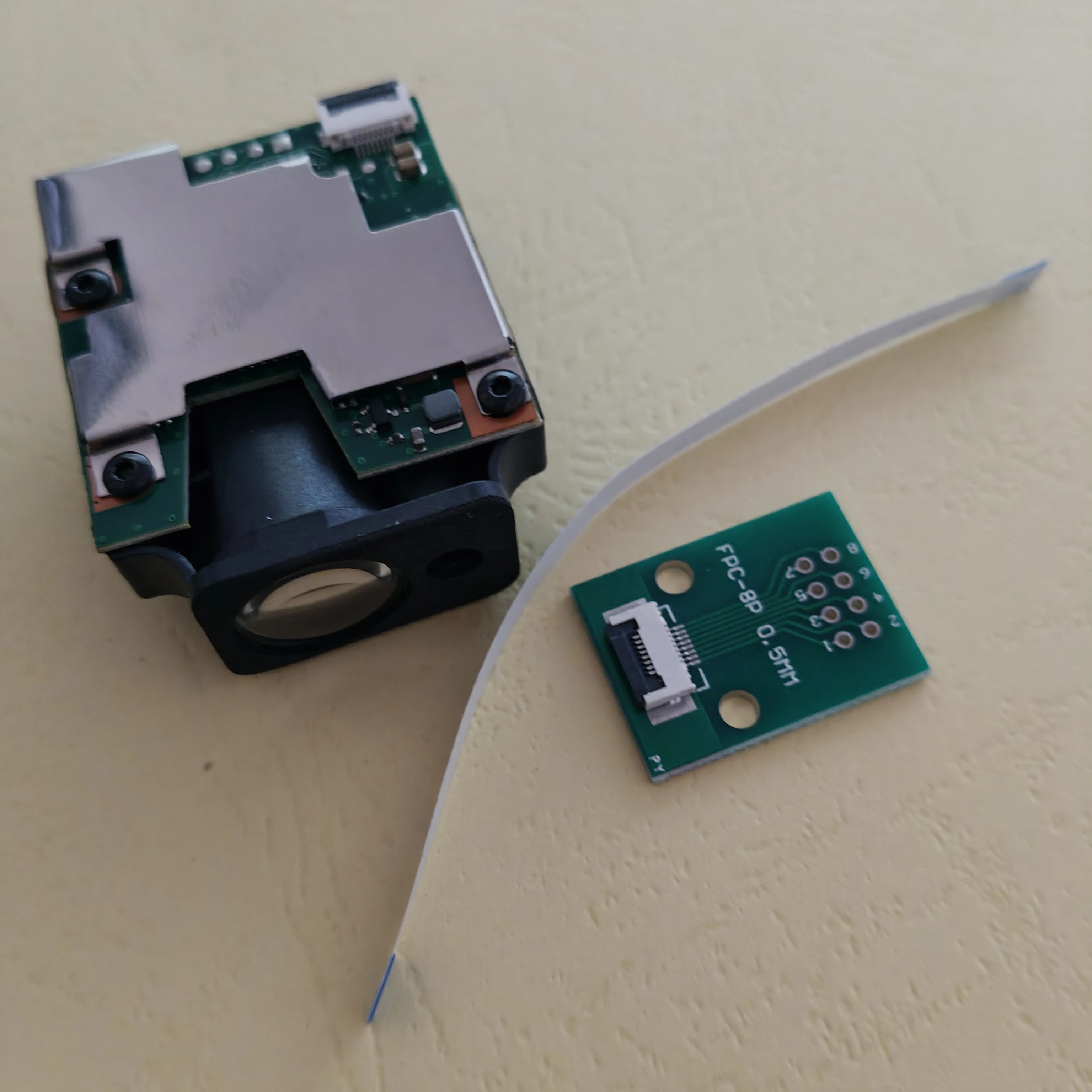 High Accuracy Laser Distance Sensor Module 80m Range TTL 20Hz for Arduino Robotics Drone Obstacle Avoidance