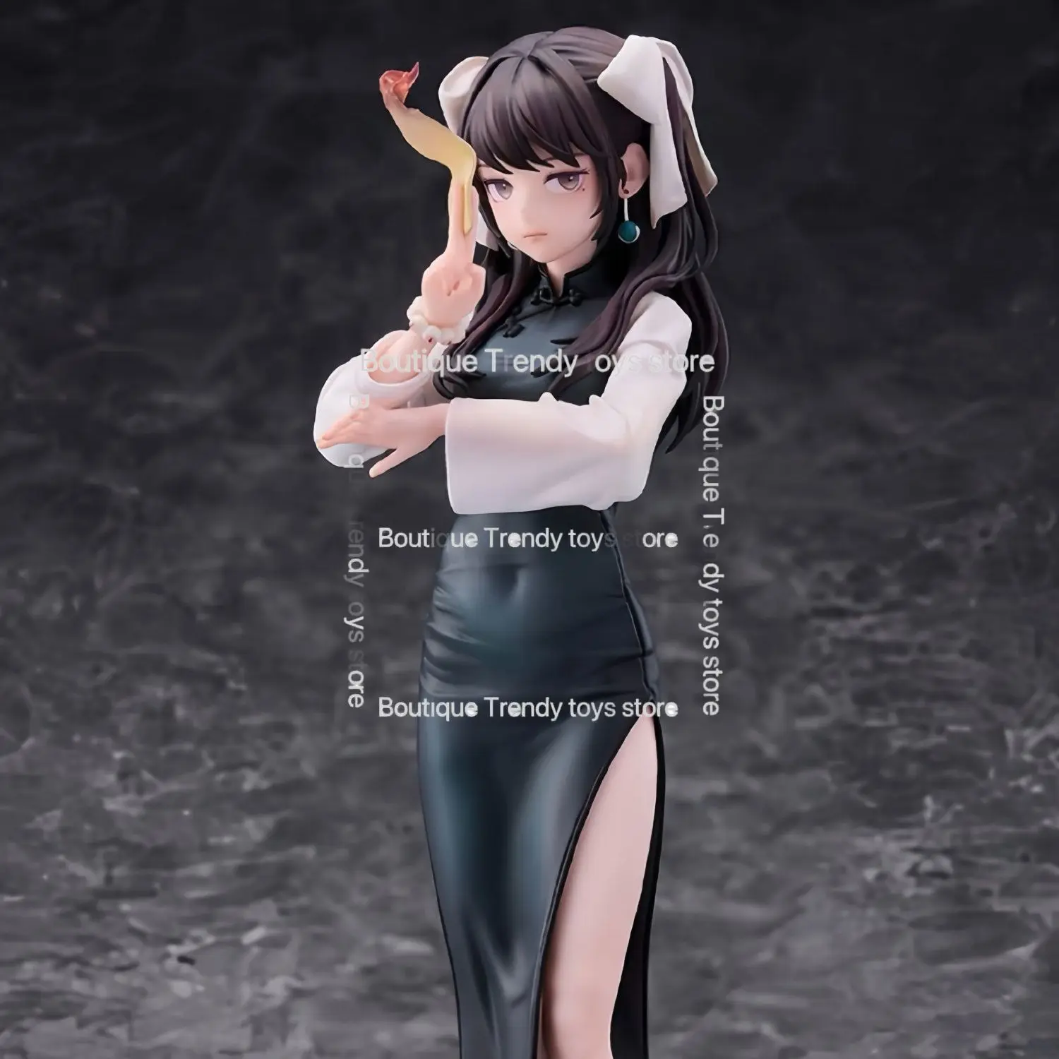 Toy models Medicine Finger Cheongsam Battle Little Taoist Priest Little Junior Sister Second Dimension Pretty Girl Figurines
