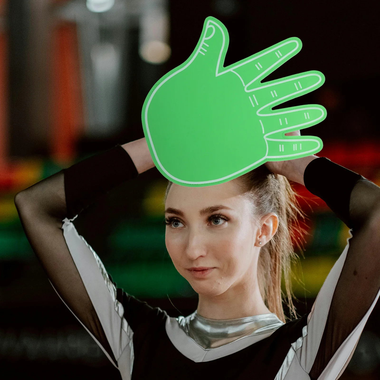 

Comfortable Fit Cheering Finger Gloves Large Size for Maximum Visibility Gatherings Holiday Festivals Community Events