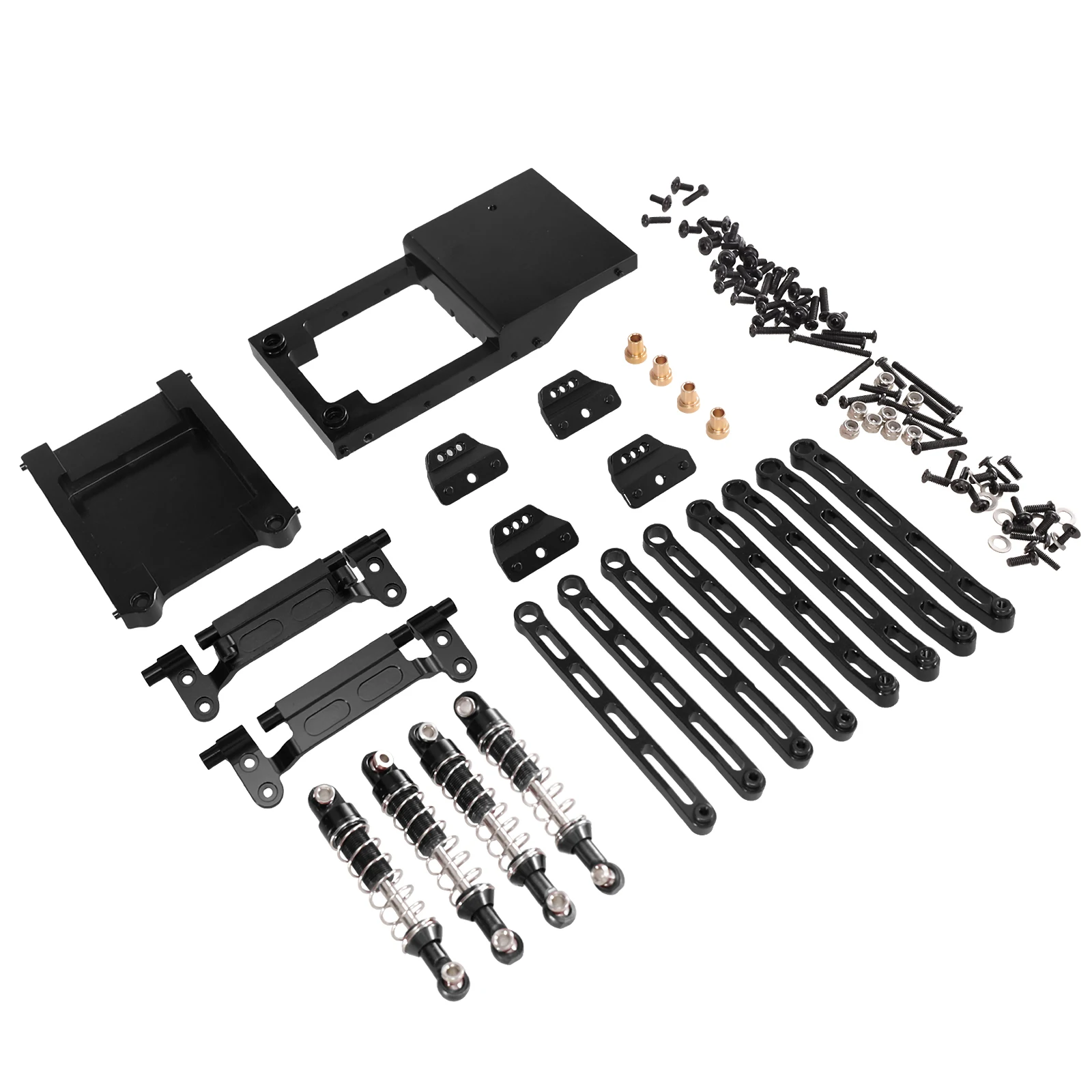 MN 모델 1/12 MN168 MN78 RC 자동차 부품 금속 업그레이드 부품 액세서리로 사용 로드 충격 흡수 장치 취약성 키트