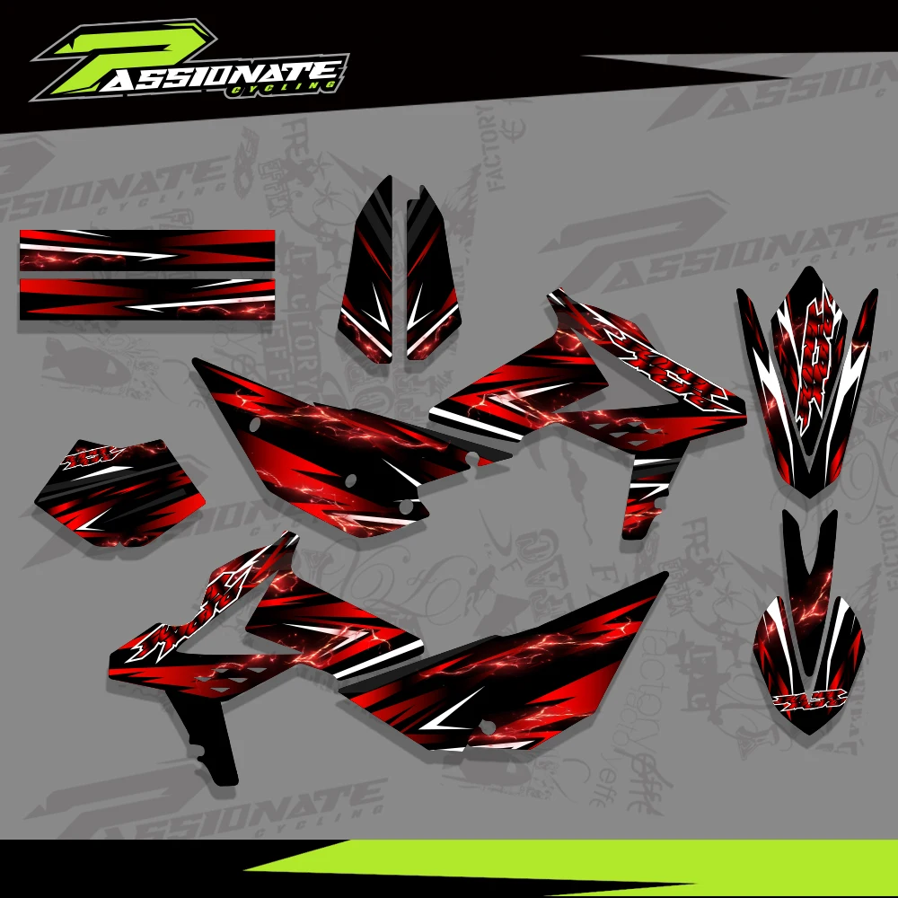 Motocross Graphics Decals Stickers Backgroud For Beta RR 2T 4T 125 200 250 300 350 390 430 480 450 2013-2017 2014 2015 2016