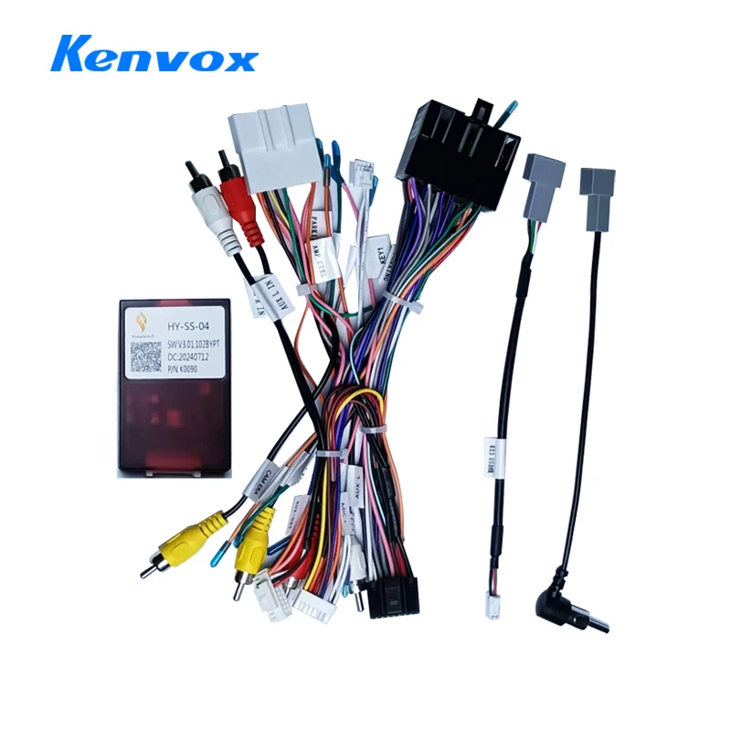 android Car radio Canbus Box Decoder For kia sportage 2018 HYUNDAI AZERA 16 pin Wiring Harness Plug Power wire Cable