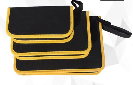 Oxford Canvas Waterproof Storage Hand Tool Bag Screws Nails Drill Bit Metal Parts Fishing Travel Makeup Organizer Pouch Bag Case
