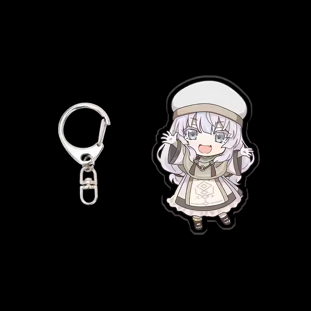Anime Once Upon A Witch's Death メグ・ラズベリー Acrylic Figure Keychain Pendant Cosplay Charm Cartoon Backpack Keyring Otaku Xmas Gift