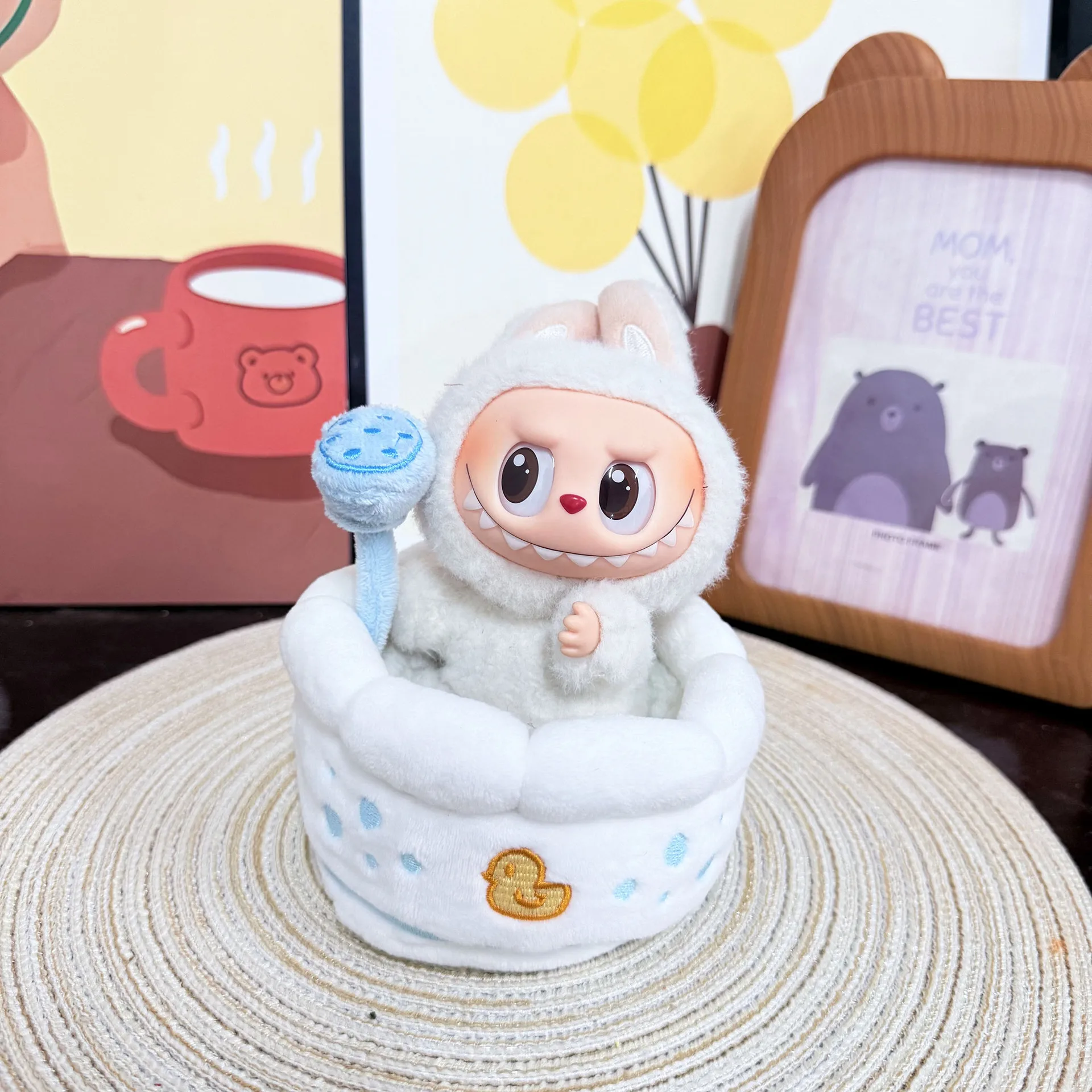 دش حوض استحمام صغير الإبداعية لطيف مجموعة بسيطة عارضة مجموعة مناسبة ل 17 سنتيمتر لطيف ملابس دمى دمية قلادة الملابس الديكور