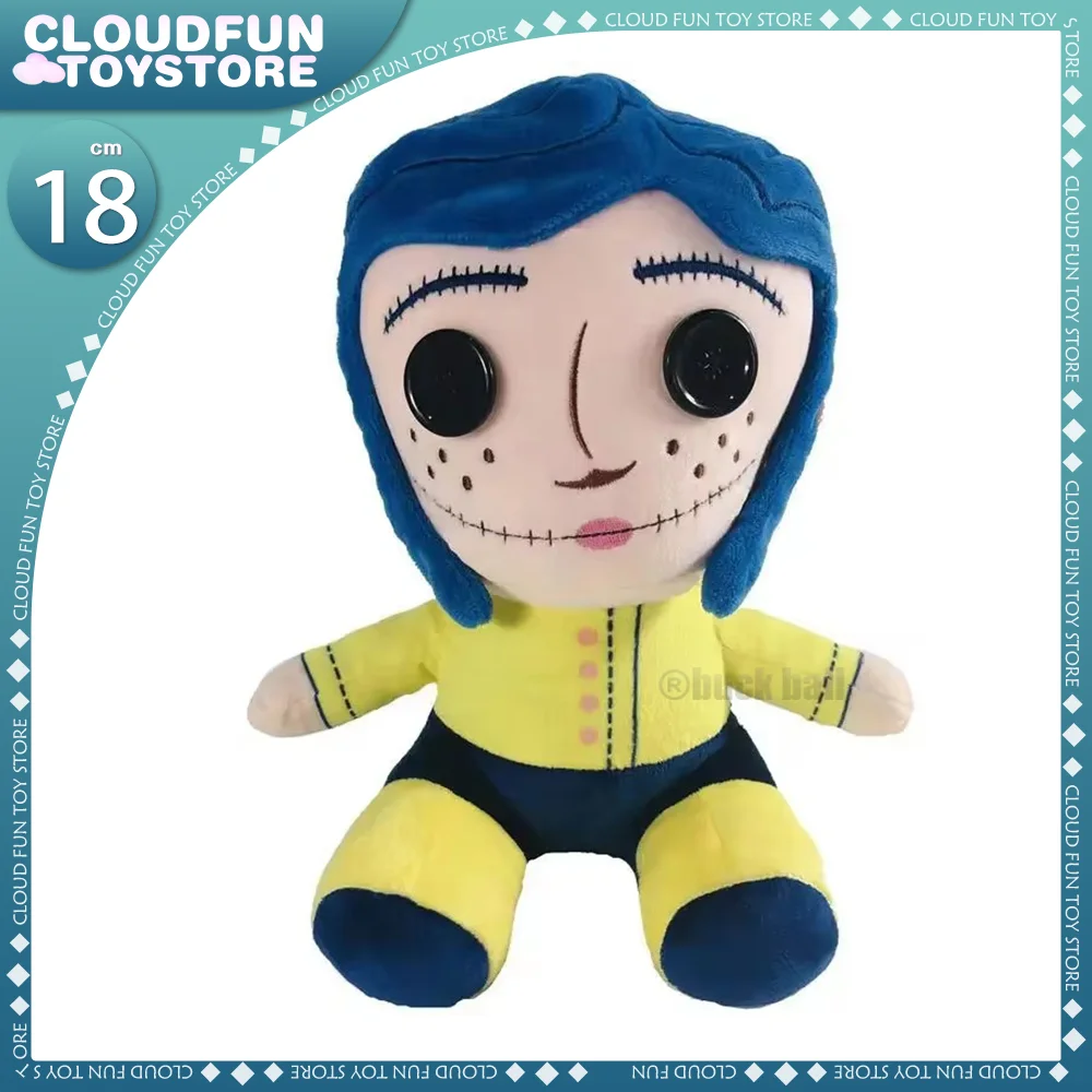 Muñeco de peluche coralino de 18cm, figura de dibujos animados, almohada suave, muñecas divertidas, juguetes de decoración Kawaii, regalos de