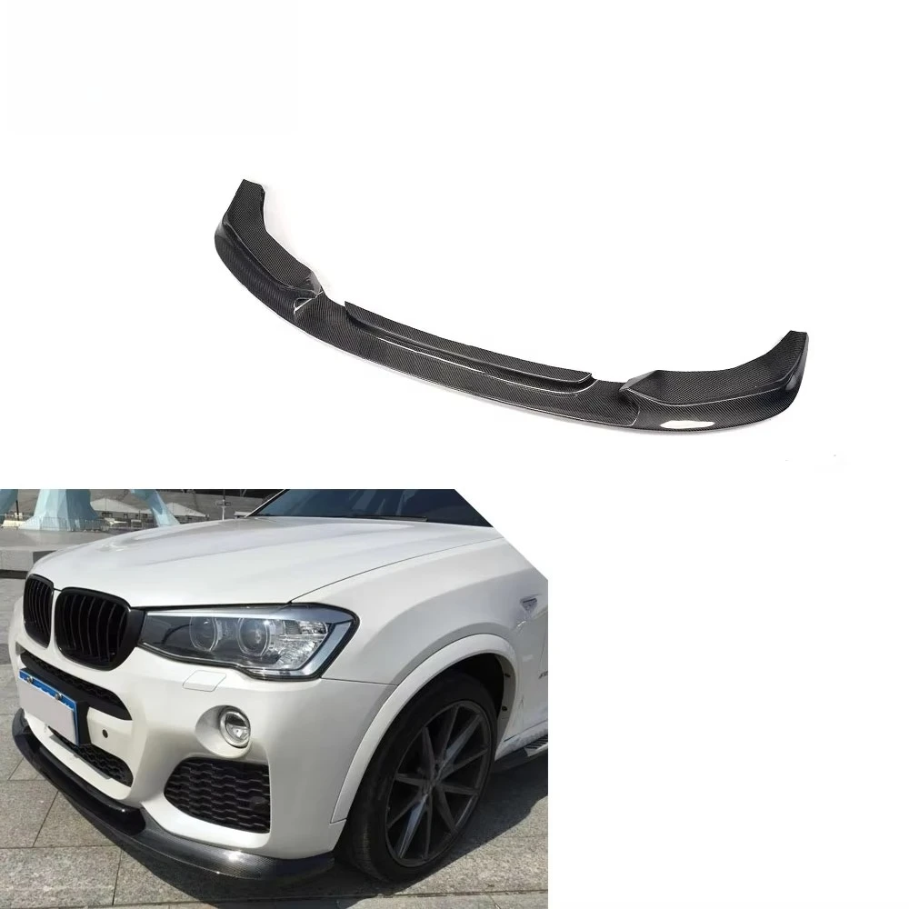 

M Sport Carbon Fiber X4 Front Bumper Lip for B-MW F26 15UP