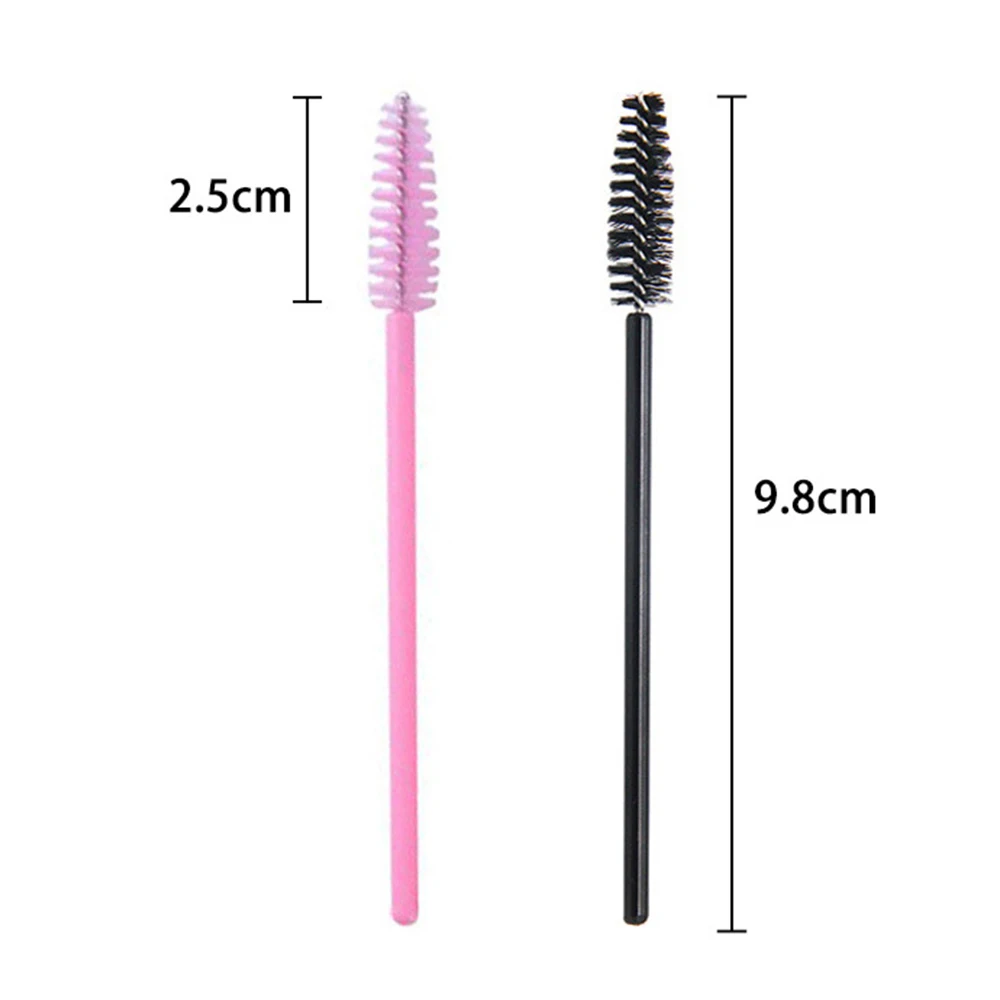 500/1000Pcs Eyelashes Extension Brush Disposable Makeup Brushes For Woman Mascara Wands Applicator Spoolers Tools Wholesaler