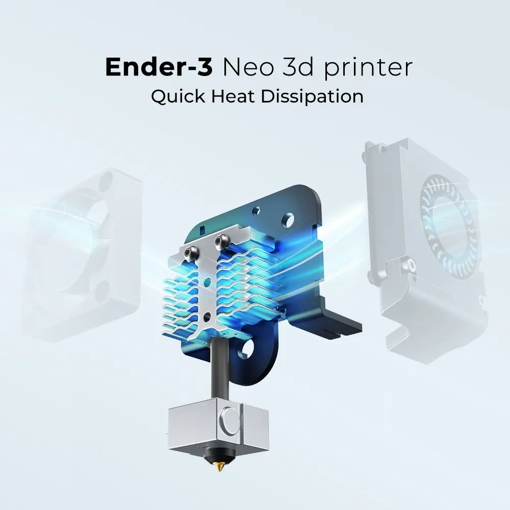 Imagem -06 - Neo Ender-3v2neo Impressora 3d Atualizada com cr Touch Auto-nivelamento Extrusora Bowden Full-metal Grande Ondulado Creality-ender3