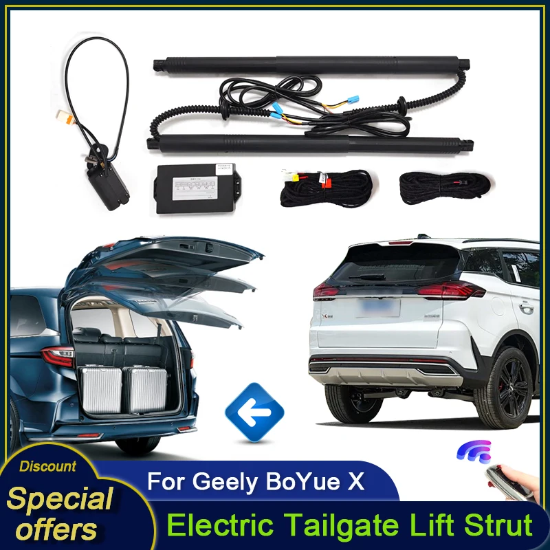 For Geely BoYue X 2022~2024 Car Electric Tailgate Tail Gate Strut Vehicle Power Rear Door Lift System Kit for Trunk