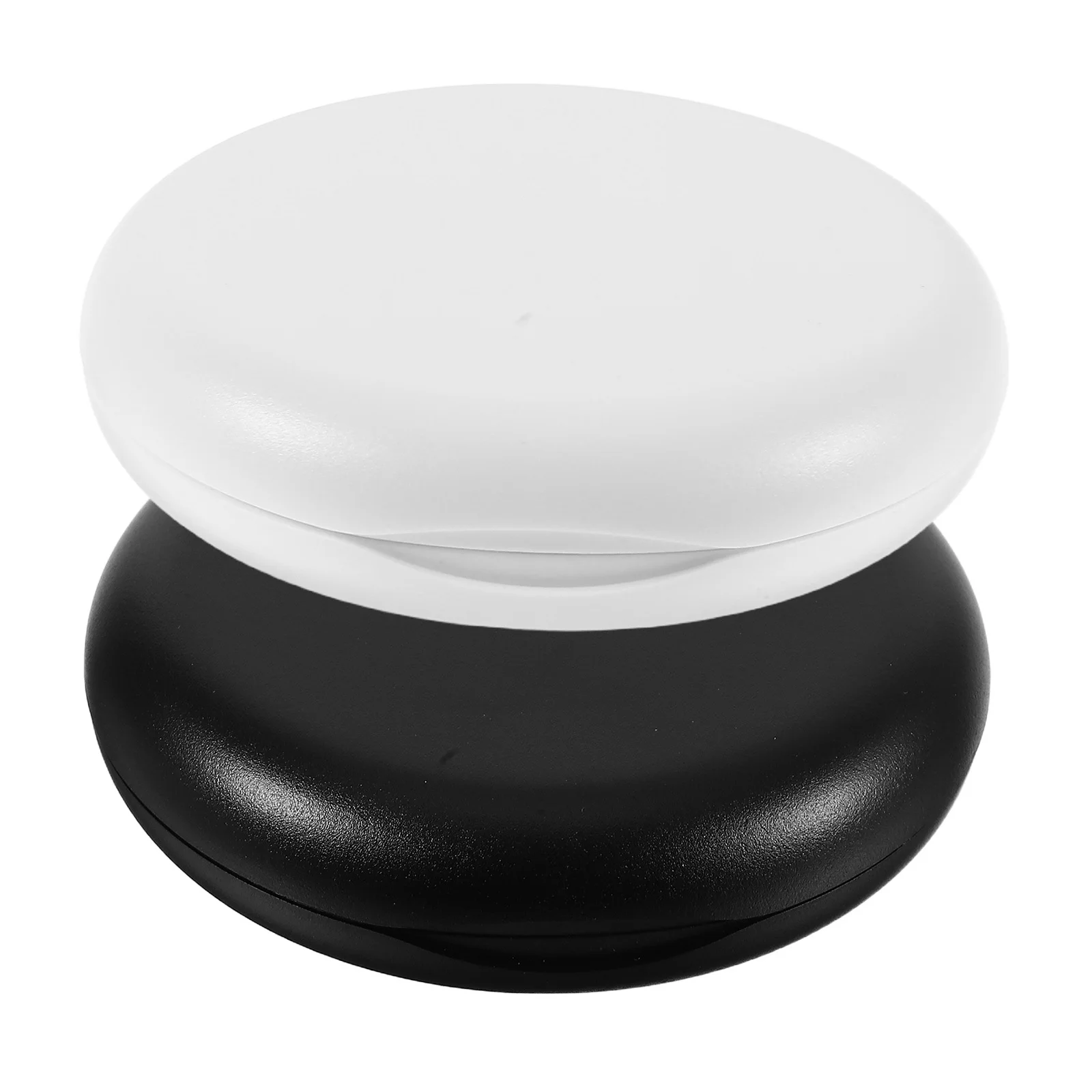 

2Pcs Denture Storage Box Magnetic Flip Top Retainer Case with Mirror Compact Travel Design for Aligners Braces Mouthguards
