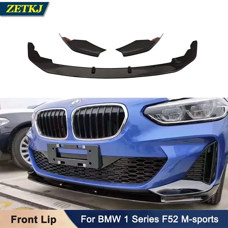 

ABS Carbon Fiber Pattern MP Style F52 Car Front Bamper Lip For BMW 1 Series F52 M-sports 2019-2022 Styling Modification
