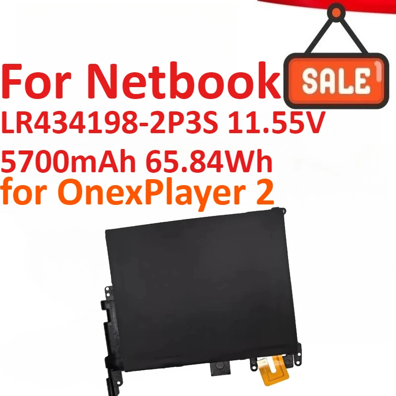 

Новый аккумулятор для ноутбука LR434198-2P3S 11,55 В 5700 мАч 65,84 Втч для нетбука OnexPlayer 2, высококачественная аккумуляторная батарея