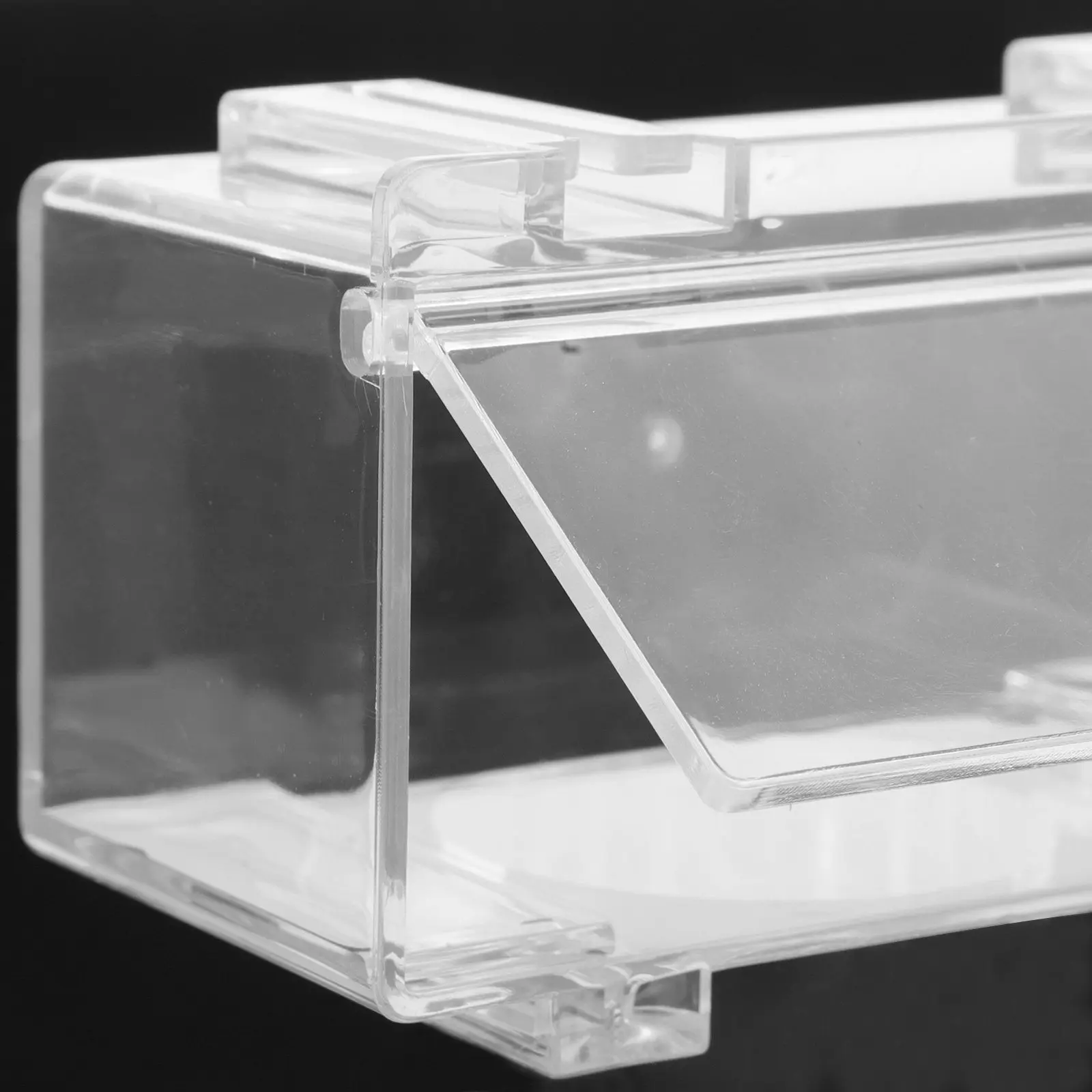 Plastic Display Case Clear for 1:64 Scale Car Storage Compact Dustproof Showcase Countertop Car Display Box - view 2
