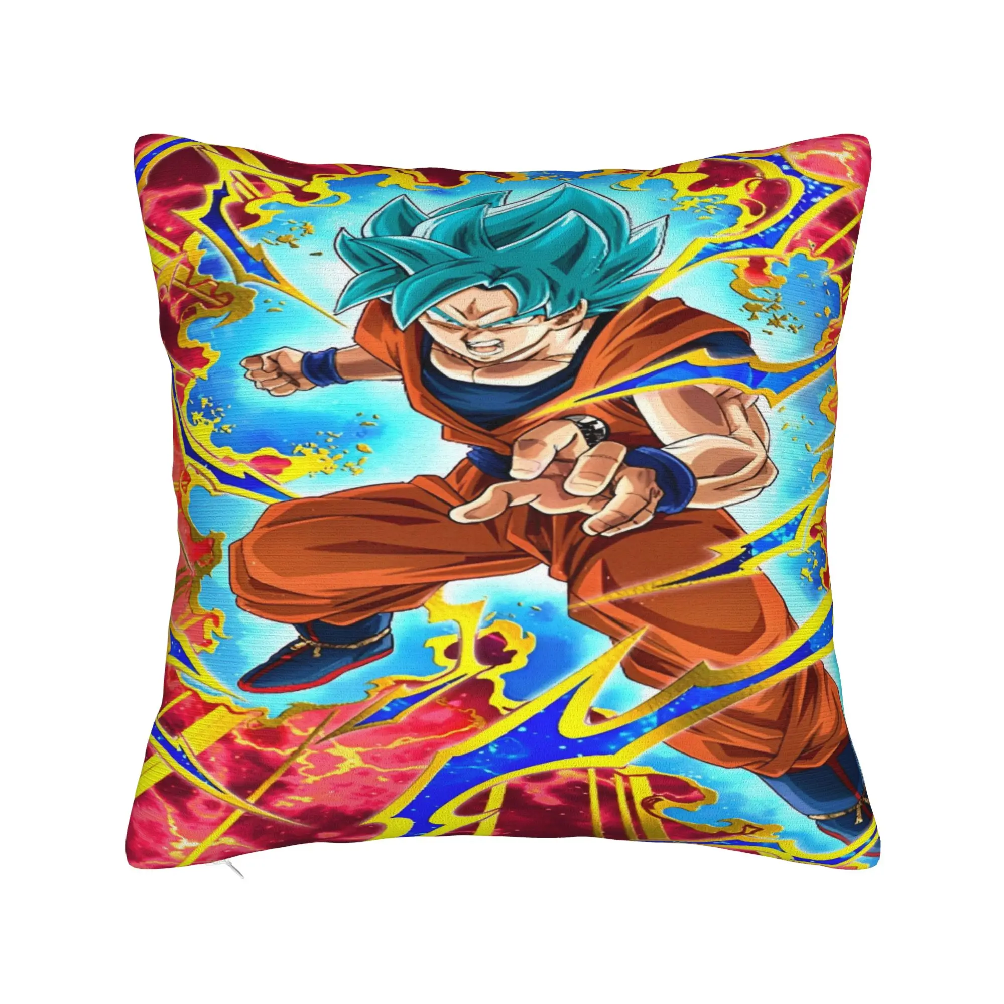 Anime D-Dragons B-Balls  Pillow Case  Graphic Pillow Cover For Living Room Sofa Kawaii Cushion Cover