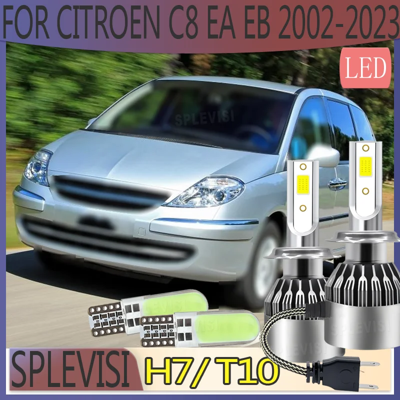 

Long Life High Lumen Waterproof LED Headlight For CITROEN C8 EA EB 2002 2003 2004 2005 2006 2007 2008 2009 2010 2011 2012-2023