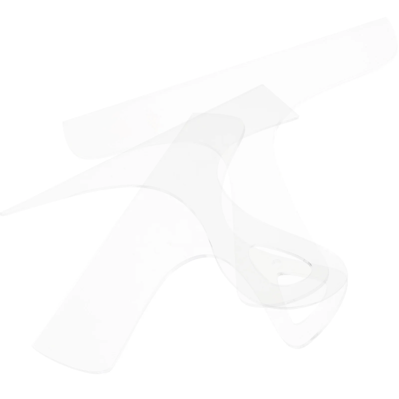 

3pcs Cutting Board Template Clear H Stencil Reusable Tracing Kitchen Gadgets Precise Cutouts Easy Use chopping h