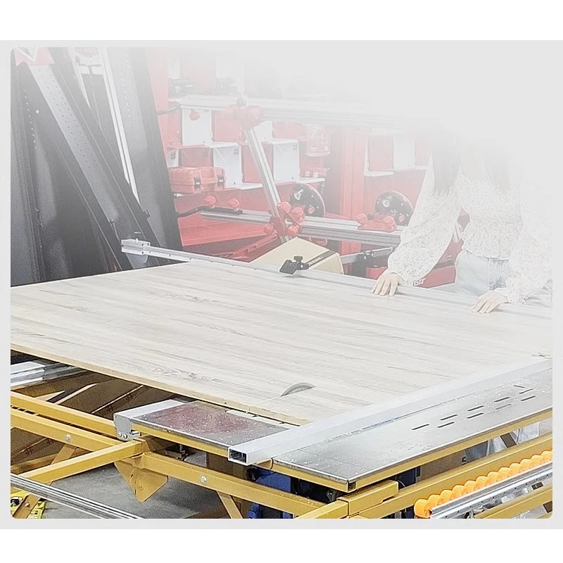 Multi-functional saw table push table saw dustless saw precision guide rail folding electric panel saw