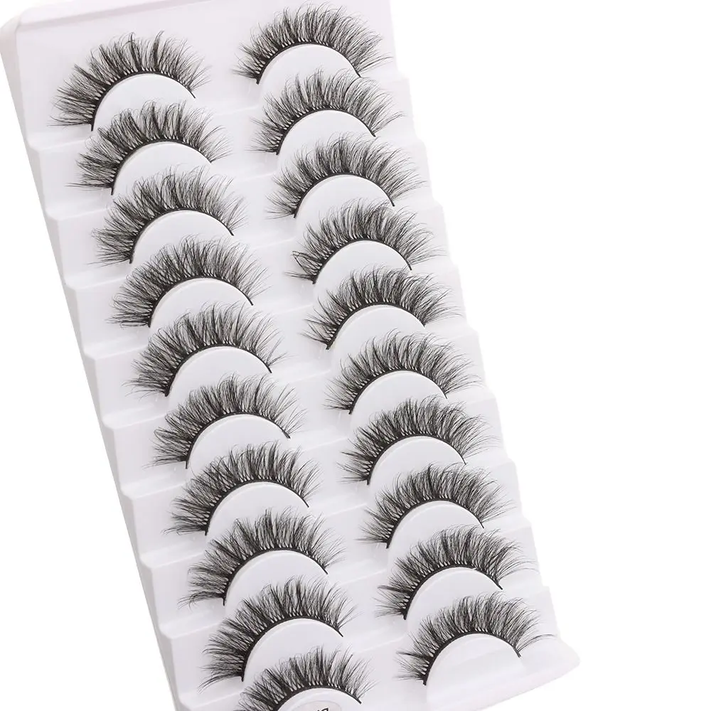 Faux cils entiers longs et volumineux faits à la main, naturels et épais, sans cruauté, outils de maquillage pour les yeux, extension de cils