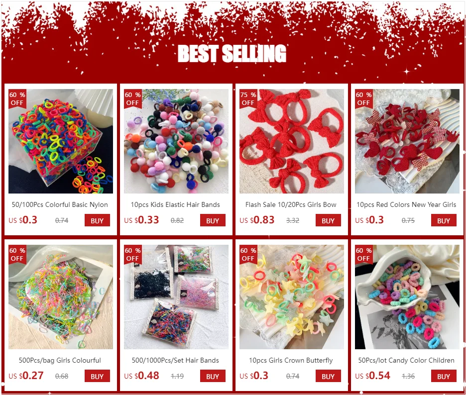 50 Stücke Frauen Mädchen Bunte Nylon Elastische Haarbänder Pferdeschwanz Halten Kleine Haargummi Gummibänder Scrunchie Kinder Haarschmuck – Detail 1